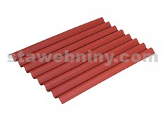 ONDULINE Malá vlnitá asfaltová střešní deska EASYLINE INTENSE 100/76cm - červená